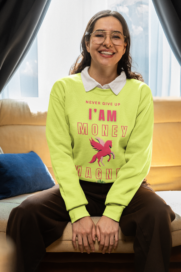 Wearl Money Magnet Pegasus Sweatshirt Radiate Wealth Positivity and Abundance